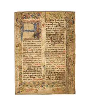 Missal, in Latin, with readings for the first Sunday in Advent.