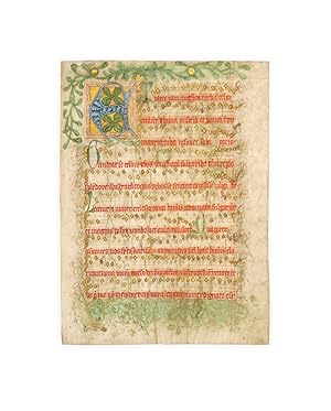 Antiphonal, with neumes, containing music for the blessing of the Paschal Candle on Holy Saturday.