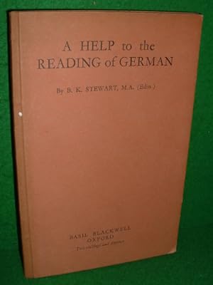 A HELP TO THE READING OF GERMAN