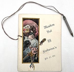 "Masken Bal" -- German Heritage Club Masquerade Ball Dance Card