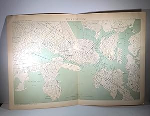 Map of Boston (1884). Atlas des ports étrangers.