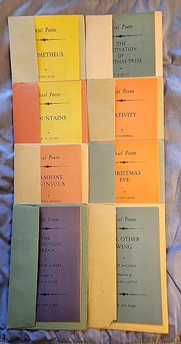 The Ariel Poems - Nos. 1,2,3,6,8,9,10,11,12,13,17,18,22,24,26,28,36,37 (Sold together)