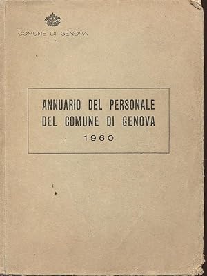 Annuario del personale del Comune di Genova 1960