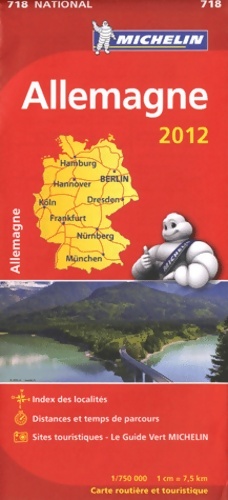 Carte NATIONAL Allemagne 2012 - Collectif