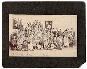 [Photograph]: Kenedy, Karnes County, Texas School Photograph of Students and Teachers in 1903