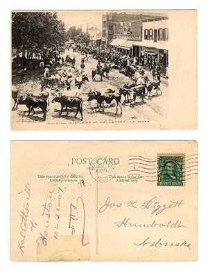 Postcard: Houston Hustlers at Hallettsville, Texas 1907
