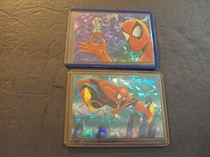 2 30th Anniversary Spider-Man II Prism Chase Cards P10, P12 1992 Comic Images