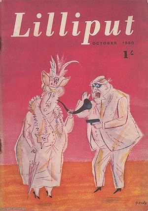 Lilliput Magazine. October 1950. Vol.27 no.4 Issue no.160. Ronald Searle St Trinian drawings, Jam...