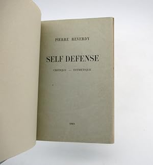 Self defense : Critique - Esthétique
