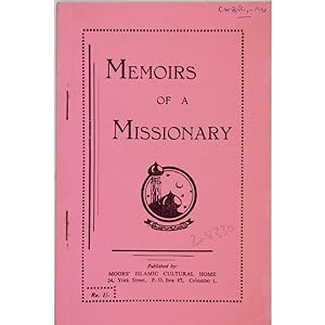 Memoirs of a Missionary.