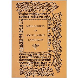A handlist of the manuscripts in south Asian languages in the library.