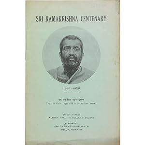 Sri Ramakrishna Centenary, 1836-1936. An appeal.