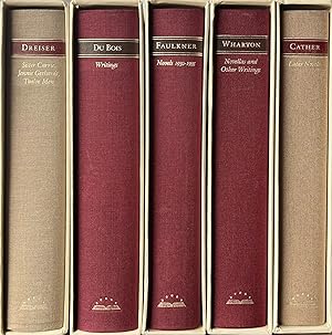 A Grouping of Five [5] Library of America Anniversary Publications: Theodore Dreiser: Sister Carr...
