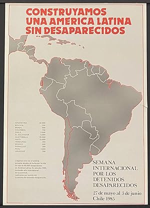 Construyamos una América Latina sin Desaparecidos [poster]