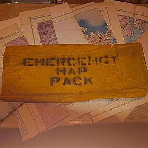 Emergency Map Pack - comprising 8 Ordnance Survey War Revision Army/Air maps of Scotland, one AAF...