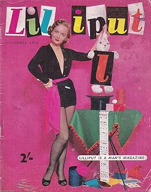 Lilliput Magazine. November 1956. Vol.39 no.5 Issue no.233. Douglas Railton story, Julie Newmar p...