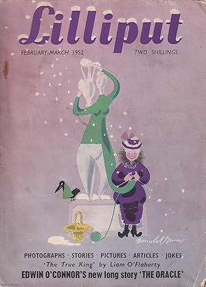 Lilliput Magazine. February-March 1952. Vol.30 no.2 Issue no.177. Ronald Searle drawings, Ronald ...