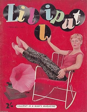 Lilliput Magazine. February 1957. Vol.40 no.2 Issue no.236. Art Buchwald story, Jeri Demik photog...