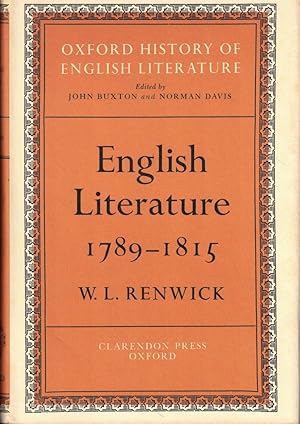 English Literature 1789-1815 [Oxford History of English Literature]