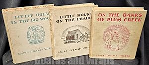 Set of Laura Ingalls Wilder Books: Little House in the Big Woods, Little House on the Prairie, an...