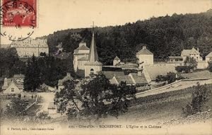Ansichtskarte / Postkarte Rochefort Côte-dOr, Kirche, Schloss