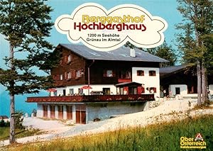 Postkarte Carte Postale 73954226 Gruenau Almtal Oberoesterreich AT Berggasthof Hochberghaus