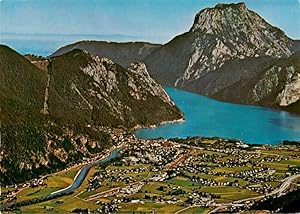 Postkarte Carte Postale 73960204 Ebensee Oberoesterreich AT Fliegeraufnahme mit Traunsee