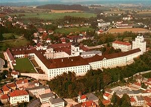 Postkarte Carte Postale 73956557 Kremsmuenster Oberoesterreich AT Benediktinerstift Fliegeraufnahme