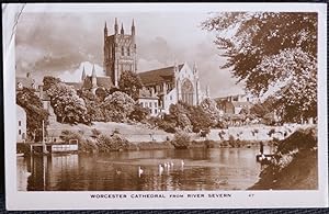 Worcester Cathedral Vintage 1947 Postcard