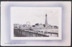 Blackpool Tower North Pier Vintage 1908 Postcard
