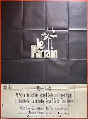 Affiche originale cinéma LE PARRAIN The Godfather FRANCIS FORD COPPOLA Marlon Brando 120x160cm