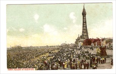 Blackpool Tower Local PublisherVintage Postcard