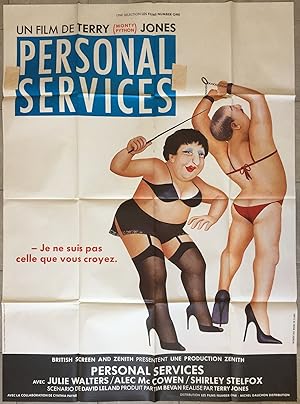 Affiche originale cinéma PERSONAL SERVICES Monty Python TERRY JONES Julie Walters 120x160cm