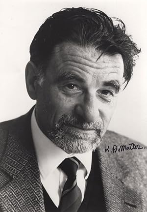 Karl Alex Muller Swiss Physicist Nobel Prize Large Hand Signed Photo