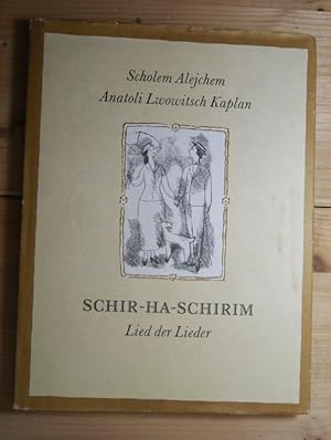 Schir-Ha-Schirim. Lied der Lieder. Roman einer Jugend. Hrsg.: Marquardt, Hans.