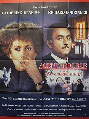 "AGENT TROUBLE" Réalisé par Jean-Pierre MOCKY en 1987 avec Catherine DENEUVE, Richard BOHRINGER, ...