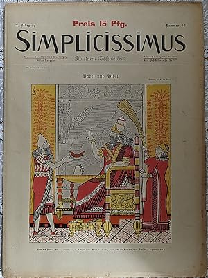 Zeitschrift: SIMPLICISSIMUS Illustrierte Wochenschrift 7. Jahrgang Heft 52