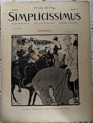Zeitschrift: SIMPLICISSIMUS Illustrierte Wochenschrift 2. Jahrgang Heft 47