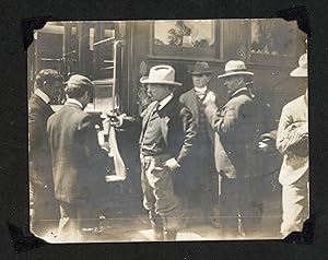 Early 20th c. Photo album, Teddy Roosevelt, Yosemite or Yellowstone, John Muir or possibly John B...