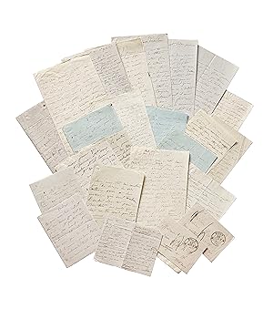 Remarquable ensemble de vingt-deux lettres à son amant Alfred de Vigny, datant pour lessentiel d...