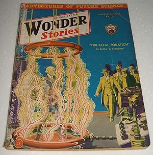 Wonder Stories for April 1933 // The Photos in this listing are of the magazine that is offered f...