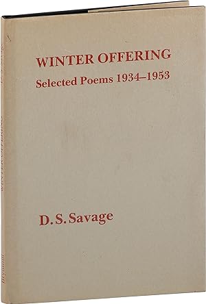 Winter Offering: Selected Poems 1934-1953