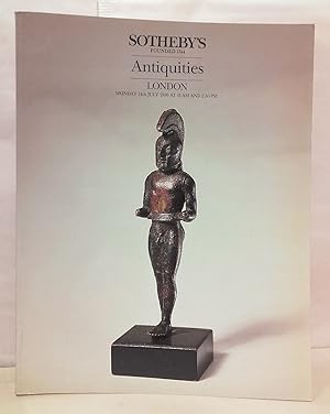 Sotheby's Antiquities. Ancient and Islamic glass, ancient jewellery and silver, Middle Eastern, E...