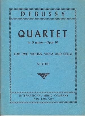 String Quartet in g minor, Op.10 - Study Score