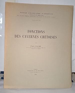 Fonctions de cavernes crétoises