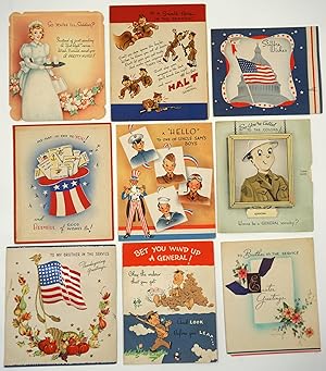 Collection of WW2 Greeting cards