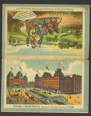 The Grand Union Hotel (with view of) Grand Central Station, Opposite the Grand Central Depot, New...