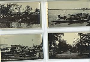 Palembang Sumatra, 8 real photo post cards