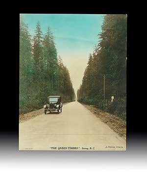 Leonard Frank Hand-Colored Photograph "The Green Timber" Surrey, B.C.