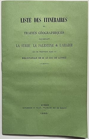 [Archaeology] Two Extremely Rare Booklets Published by M. le Duc de Luynes Pertaining to His 1864...